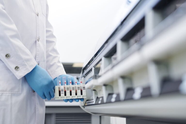 Using chemistry lab machine