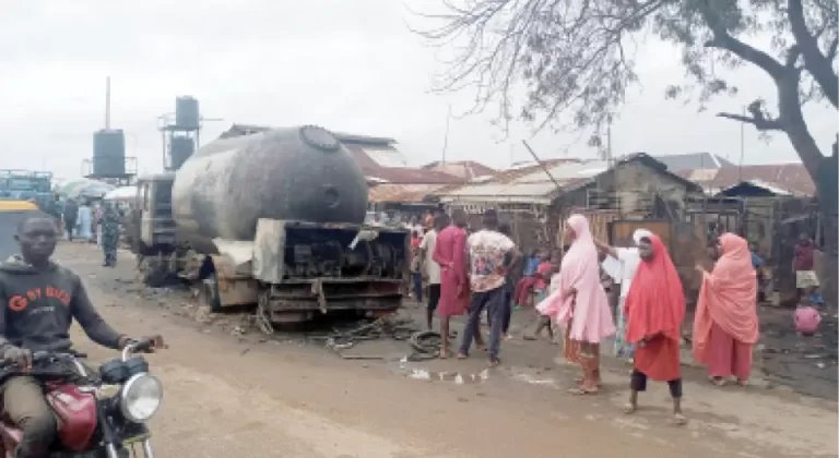 The-remains-of-the-petrol-tanker-that-went-up-in-flames-at-Gwagwa-Abuja-recently.jpg