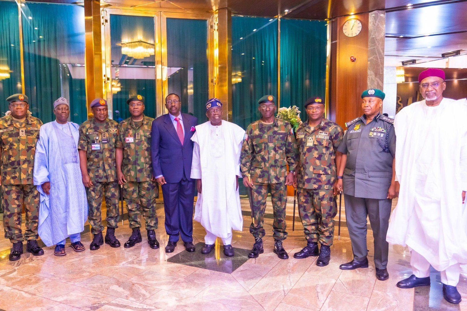 Tinubu meets security chiefs