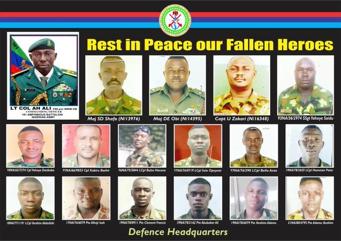 killed soldiers names released