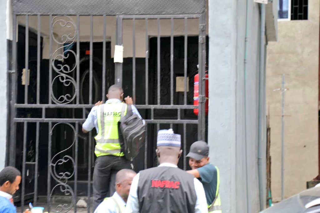 NAFDAC officials seal off store over fake products