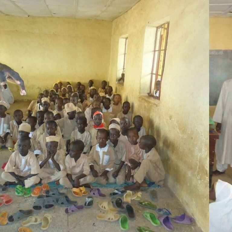 kano pupils on bare floor