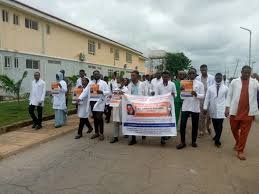 resident drs protest