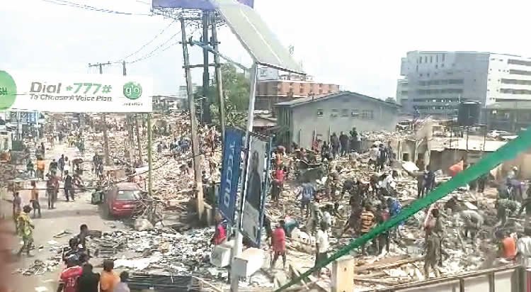Lagos demolition-site