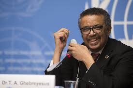 WHO director Tedros Ghebreyesus